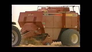 Agco Hesston 4910 Big bale systems [upl. by Huan]