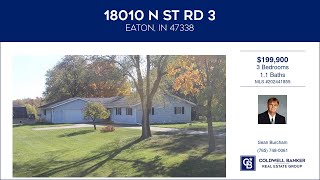 18010 N St Rd 3 Eaton Indiana Homes for Sale  wwwcoldwellhomescom [upl. by Orofselet]