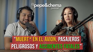 Soy Azafata quotMis historias de terror arriba del aviónquot Frida Rodas  pepeampchema podcast [upl. by Lenroc]