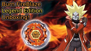 Beyblade Metal Fusion Burn FireBlaze Legends Edition Unboxing SO COOL [upl. by Landahl932]