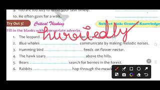 Chapter 13 Adverbs Class 6 Superb English Grammar Army Edition Class VI [upl. by Eldnek]