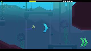 Completing Water Gauntlet ESPENG Level Request  Geometry Dash [upl. by Chlores]