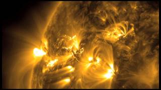 NASA video of spectacular solar flare [upl. by Backer]