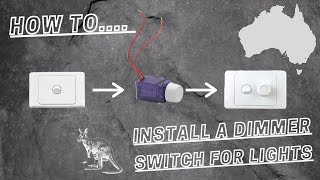 How To Install A Dimmer Switch For Your Lights 2024 [upl. by Iblehs296]