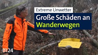 Unwetter setzen Bergwanderwegen vermehrt zu  Abendschau  BR24 [upl. by Amberly]