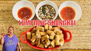 Lumpiang Shanghai Recipe  Filipino Pork Eggroll  Home Cooking With Mama LuLu [upl. by Grenier]