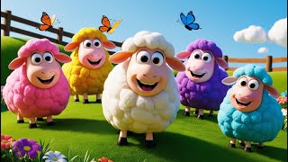 Sheep On The Hill  Baa Baa Black Sheep song  Nursery Rhymes  kidssong Cuckoobees14 [upl. by Solracesoj]