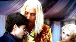 RHYS IFANS AS XENOPHILIUS LOVEGOOD AND HIS DAUGHTER LUNA IN HARRY POTTER AND THE DEATHLY HALLOWS [upl. by Niatirb]