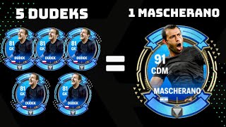 HOW TO GET MASCHERANO BY USING DUDEK  FCMOBILE [upl. by Leahcimrej]