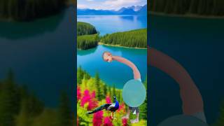 Artificial peacock water transport to rescue drought special effect daught funny vfx viral [upl. by Aramoix]