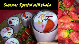 keventers style Strawberry milkshake  Milkshake by Afshan Ansari FN [upl. by Emmett]