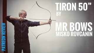 50” Tiron by Misko Rovcanin Serbia  Archery Review [upl. by Yesdnik]