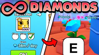 DISCOVER The FASTEST WAYS To Get DIAMONDS In PET SIMULATOR 99 [upl. by Strepphon]