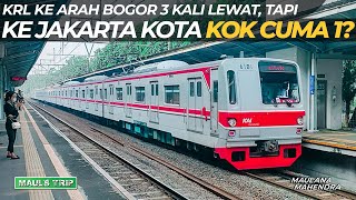 Momen KRL ke Bogor Lewat Terus Tapi KRL ke Jakarta Kota Gak DatengDateng [upl. by Gerhan]