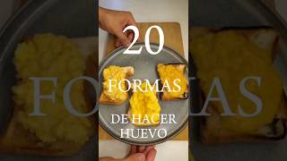 20 Formas De Hacer Huevos  2 HUEVOS REVUELTOS [upl. by Hovey]