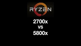 Ryzen 2700x to 5800x upgrade and comparison 1440p RTX 3060Ti [upl. by Wilton]