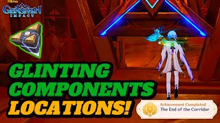 FIND ALL GLINTING COMPONENTS TO UNLOCK HIDDEN ACHIEVEMENTS GUIDE  Genshin Impact [upl. by Aimet310]