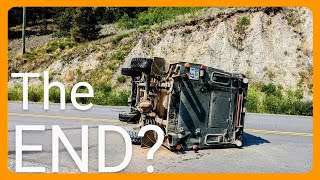 I crash the Defender  Overlanding in Canada  S01E24 [upl. by Nylidam]