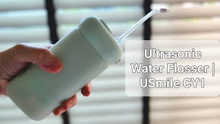 Ultrasonic Water Flosser  USmile CY1  Unboxing amp First Look [upl. by Rettig526]