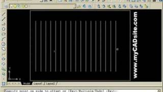 AutoCAD  Offset vs Array [upl. by Eenehs]