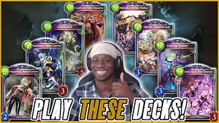 Shadowverse Most Affordable Meta Decks Resurgent Legends [upl. by Tymes718]