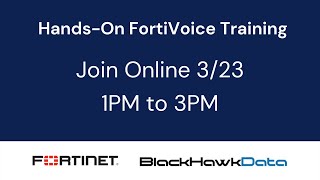 HandsOn FortiVoice Training Livestream [upl. by Silvana]