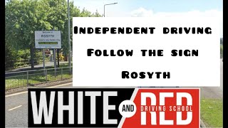 Independent Driving  Follow the sign Rosyth  UK Practical Driving Test [upl. by Eissak563]