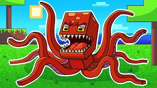 I Survived 1000 DAYS as an OCTOPUS in HARDCORE Minecraft  Land Adventures Compilation [upl. by Ahsiuqram103]