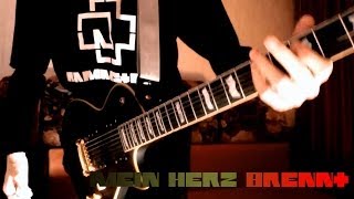 Rammstein  Mein Herz Brennt  Guitar cover by Marteec [upl. by Abner713]