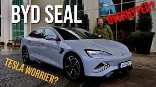 BYD Seal review  Can it topple the Model 3 Yes [upl. by Mutz]