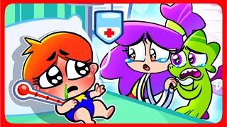 When The Throat Hurts🥵🥶😷 Funny English for Kids animation kids family [upl. by Livvi423]