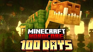 I Survived 100 Days In Hollow Earth In Hardcore Minecraft  Alexs Caves [upl. by Gowrie]