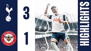 TOTTENHAM HOTSPUR 31 BRENTFORD  PREMIER LEAGUE HIGHLIGHTS  SOLANKE SCORES FIRST SPURS GOAL [upl. by Ellebyam]