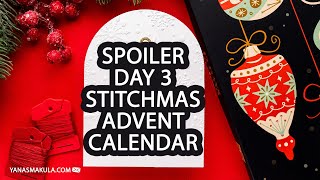 SPOILER 12 Days of Stitchmas Spellbinders Advent Calendar Day 3 [upl. by Lehman]