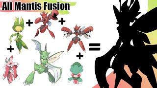 All Mantis Pokémon Fusion Gen 1  Gen 8 [upl. by Pedaiah159]