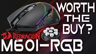 REDRAGON M601RGB CENTROPHORUS 2 GAMING MOUSE FULL REVIEW [upl. by Orihakat]