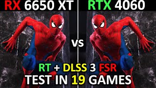 RX 6650 XT vs RTX 4060  Test in 19 Games at 1080p  Which One is Better 🤔  2024 [upl. by Sayles]