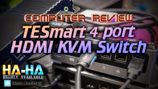 HAHA TESmart 4 port HDMI KVM switch review [upl. by Eiramanel]