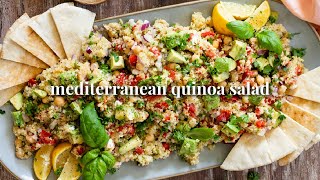 Mediterranean Quinoa Salad  This Savory Vegan [upl. by Ikim]