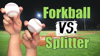 Forkball vs Splitter  Which Pitch is Better Slip Pitch [upl. by Airaet]