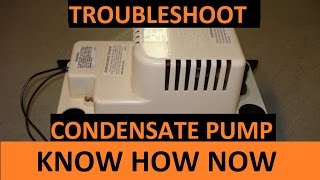 How to Troubleshoot a Condensate Pump [upl. by Lovmilla570]