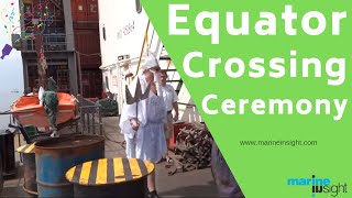 Equator Line Crossing Ceremony equatorcrossing linecrossing [upl. by Dalis658]