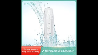 ANLAN Ultrasonic Facial Skin Scrubber ALCPJ0602 [upl. by Noramac509]