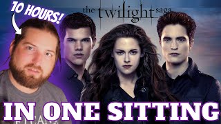 I watched the entire TWILIGHT SAGA IN ONE SITTING [upl. by Kipper]