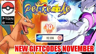 Pet Remake New Giftcodes November  Pocket Incoming English Free VIP10 [upl. by Toinette]