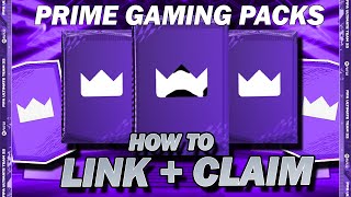 HOW TO CLAIM FIFA 23 PRIME GAMING PACKS HOW TO LINK  CLAIM FREE PACKS  FIFA 23 Prime Gaming pack [upl. by Christen]