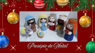 Presépio de Natal em amigurmi crochet passoapassodecroche circuloprodutos amigurumi [upl. by Kirenoj931]