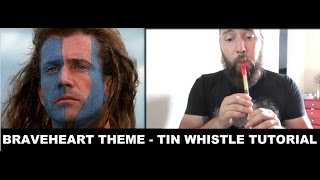 Tutorial Tin Whistle Para Brs  Braveheart Theme [upl. by Lalage]