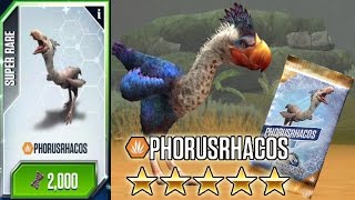 Phorusrhacos Max Level  Jurassic World The Game [upl. by Sessler]