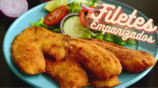 Filetes de Pescado Empanizado  ¡No Salpican al Freír [upl. by Aettam]